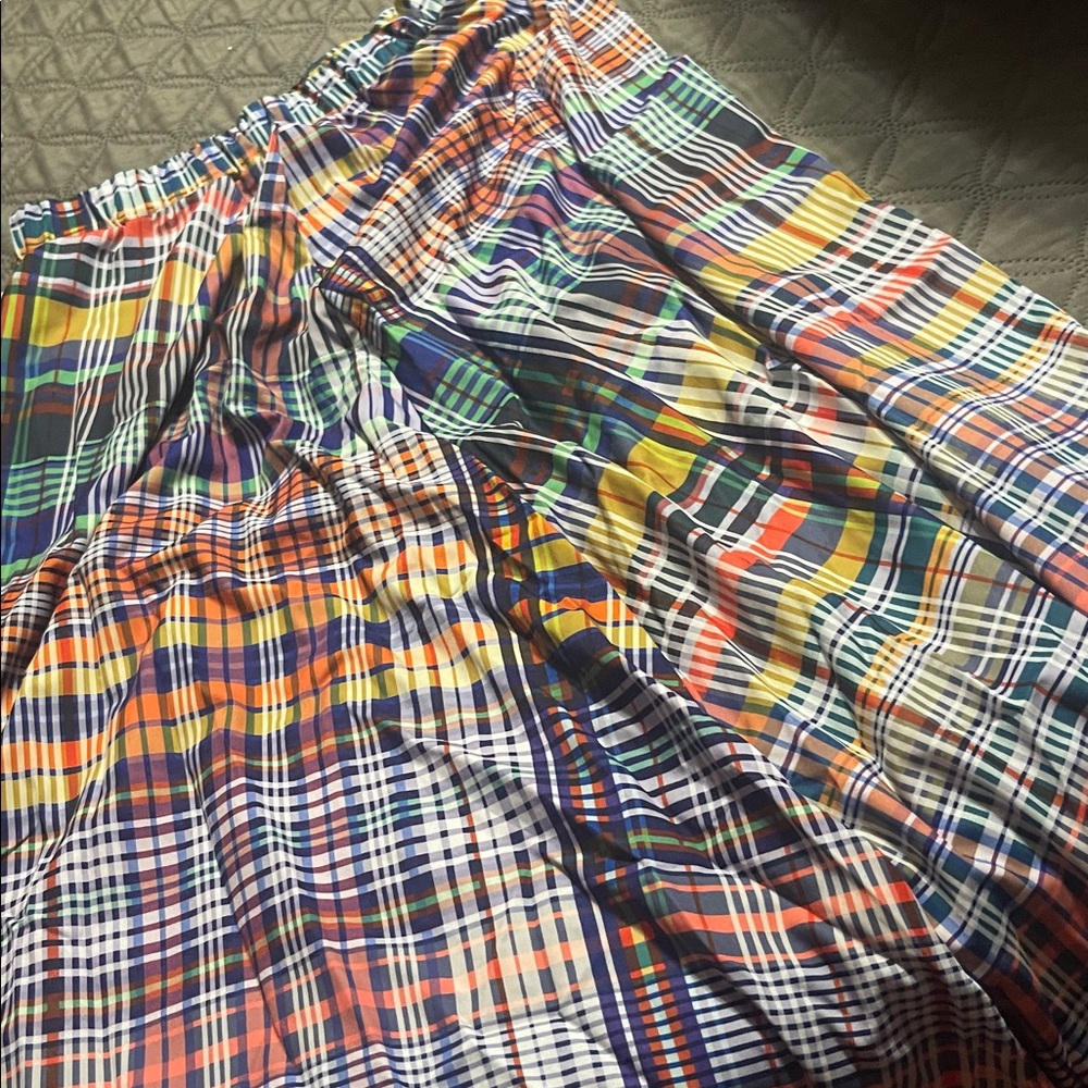 Colorful Plaid Skirt